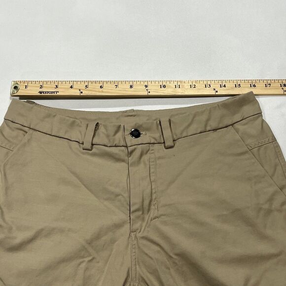Lululemon‎ Mens Performance Khaki Tan Nylon Golf Casual Shorts Size 34 (32) - Picture 6 of 8